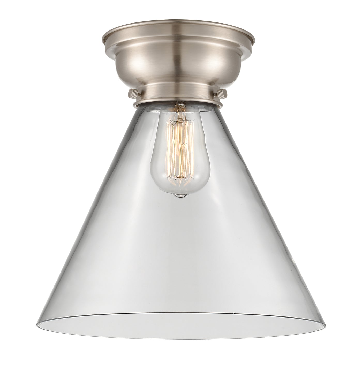 Franklin Flush Mount Brushed Satin Nickel