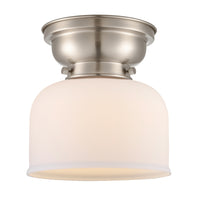 Franklin Flush Mount Glass Steel Design