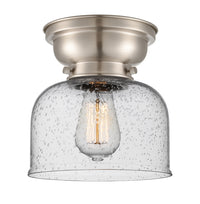 Franklin Flush Mount Glass Steel Design