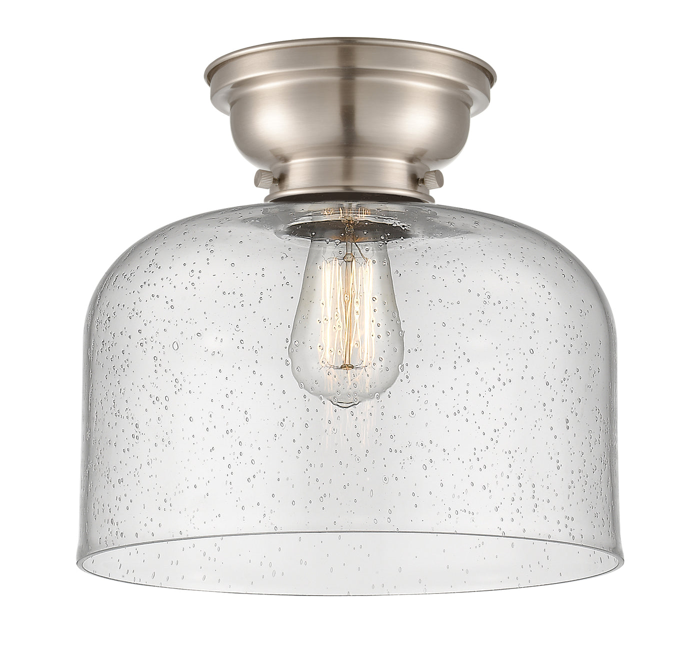 Franklin Flush Mount Brushed Satin Nickel