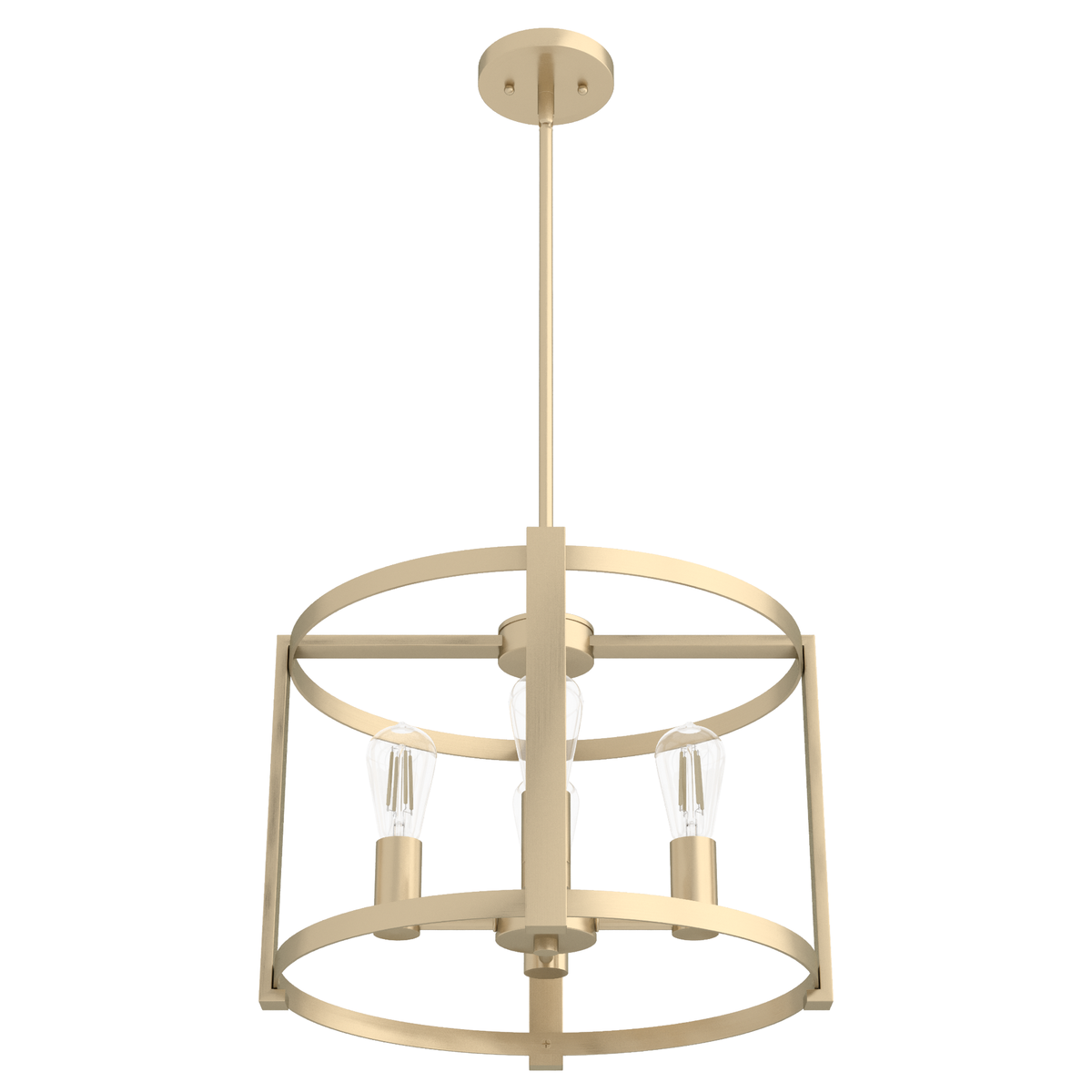Astwood 18-inch 4-light Alturas Gold Drum Chandelier
