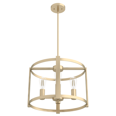 Astwood 18-inch 4-light Alturas Gold Drum Chandelier