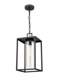 17.75'' Ellway Textured Black 1 Light Hanging Lantern