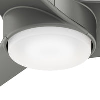 54 inch Havoc Matte Silver WeatherMax Indoor / Outdoor Ceiling Fan with LED Light Kit and Wall Control