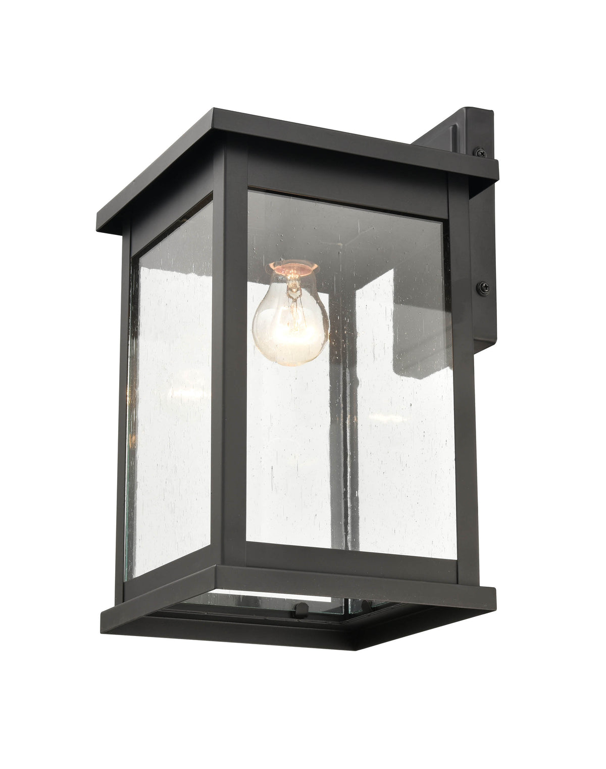 8.5'' Bowton Powder Coated Black 1 Light Wall Sconce