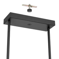Manhattan 48-inch 12-light Matte Black LED Linear Chandelier