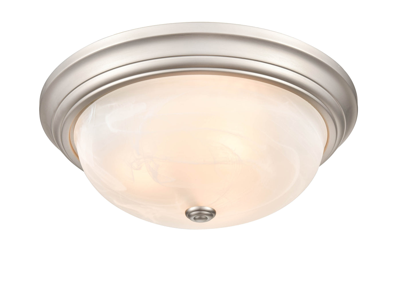 5.5'' Whitton Satin Nickel 3 Light Flush Mount