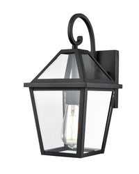7'' Eston Textured Black 1 Light Wall Sconce