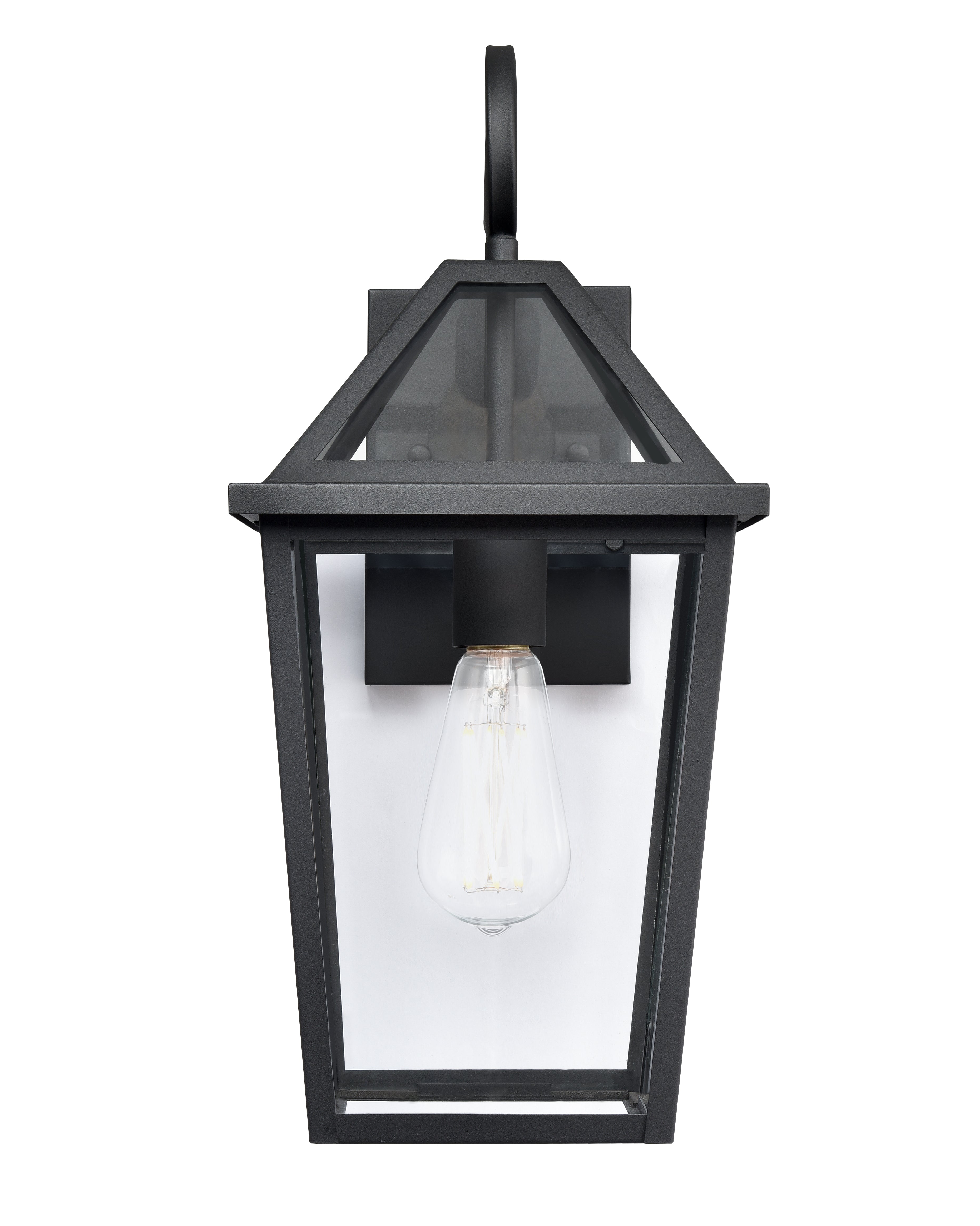 8.25'' Eston Textured Black 1 Light Wall Sconce