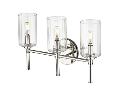 19'' Chastine Polished Nickel 3 Light Bath Vanity