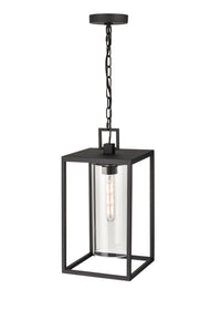 17.75'' Ellway Textured Black 1 Light Hanging Lantern
