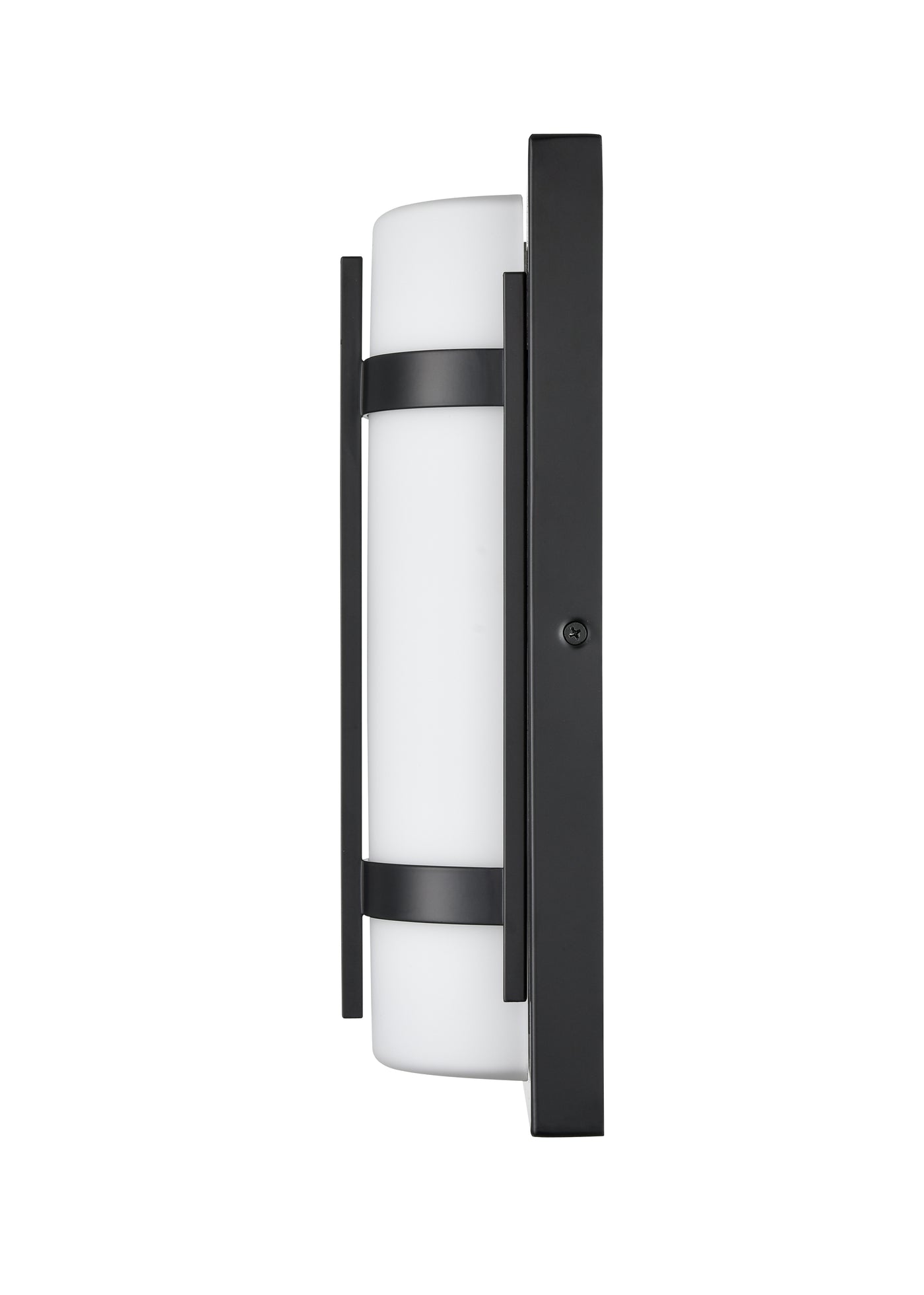 13.4-inch Powder Coated Black Outdoor Wall Sconce