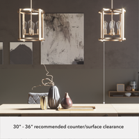 Astwood 16-inch 4-light Alturas Gold Drum Chandelier