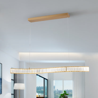 Alexandria Brushed 32 Watts Gold Chandelier
