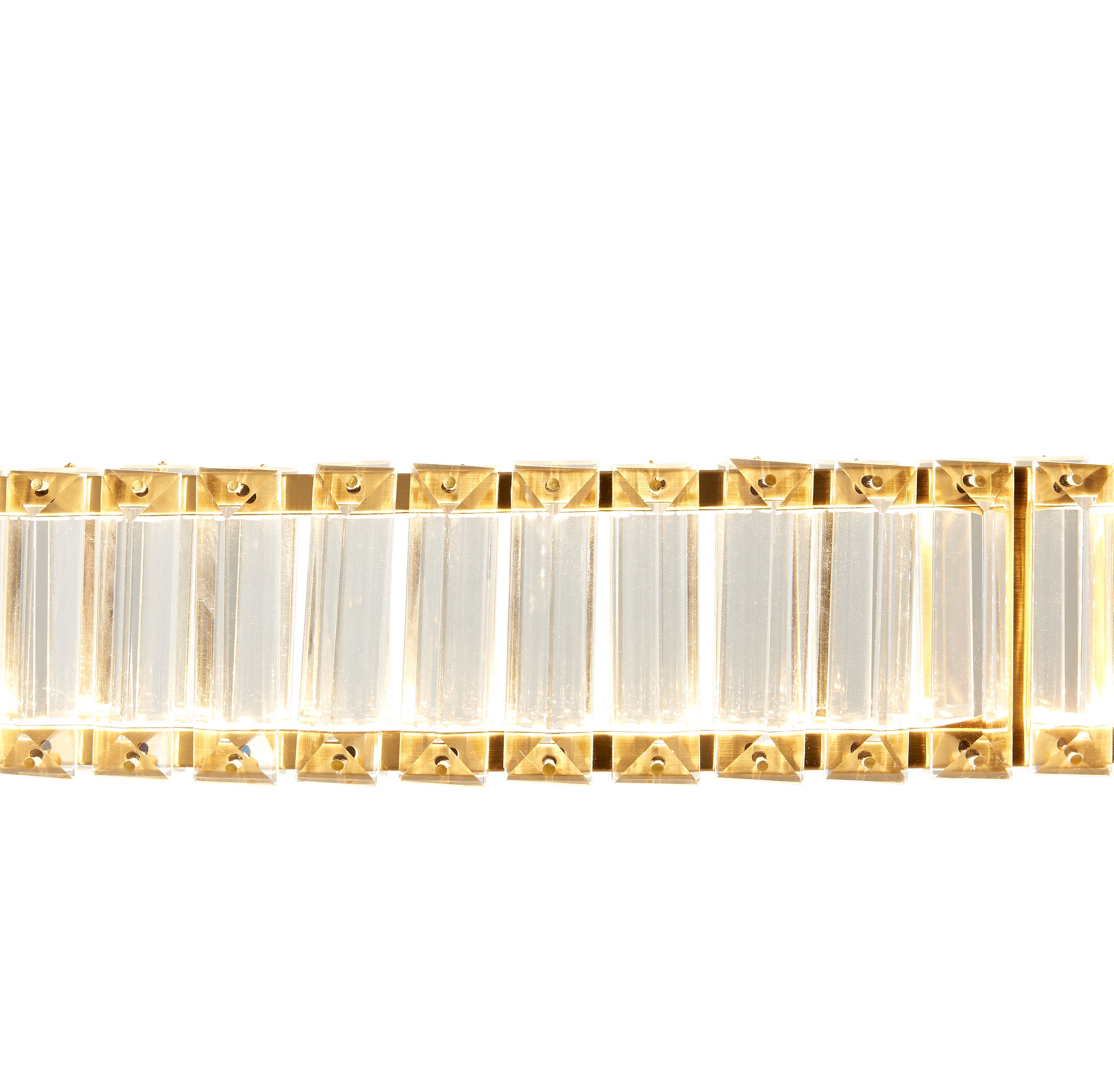 Alexandria Brushed 32 Watts Gold Chandelier