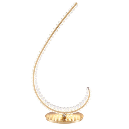 Grace Crystal Table Lamp 16W Touch Dimmable – R Gold