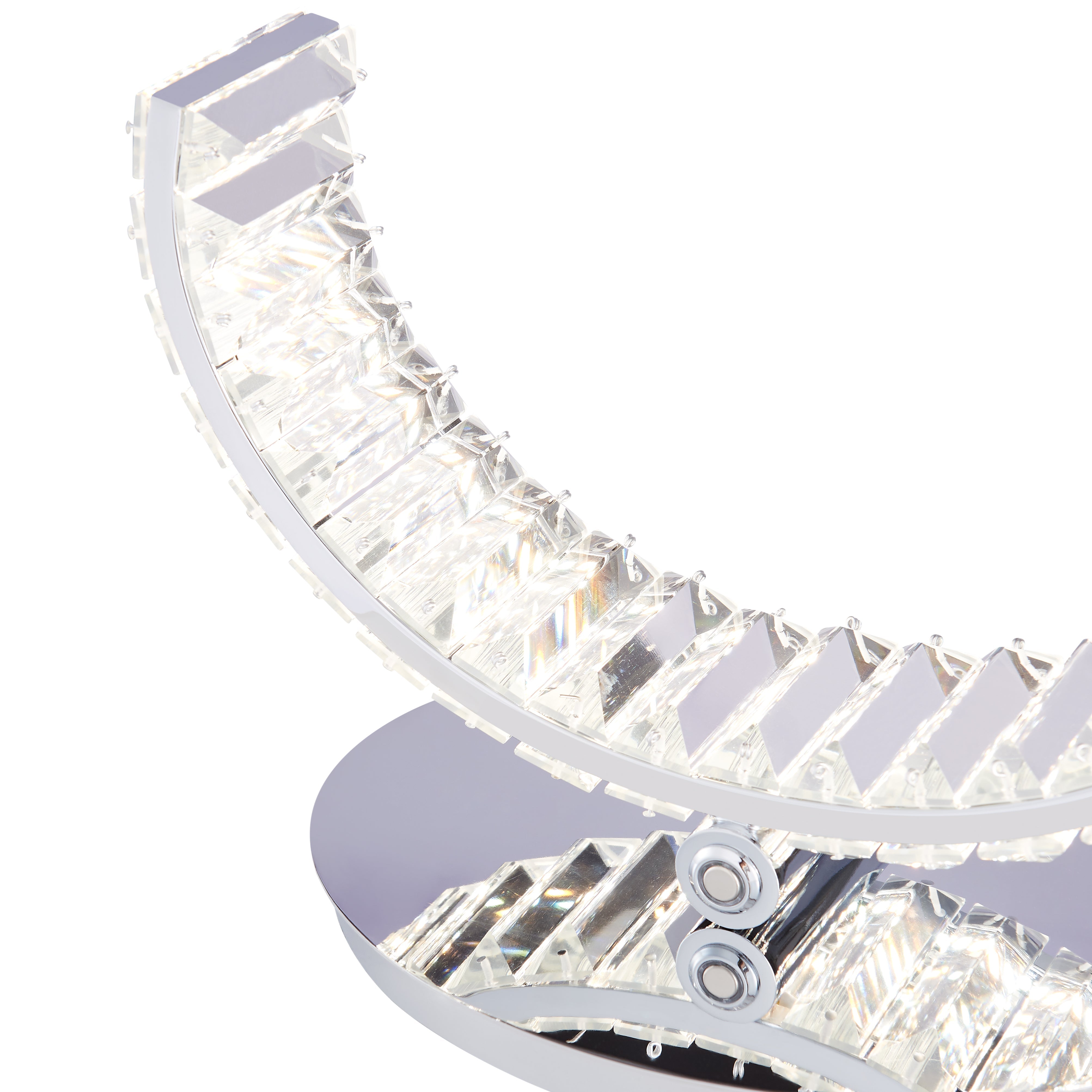Grace Crystal Table Lamp | Touch & Dimmable | 16W Chrome
