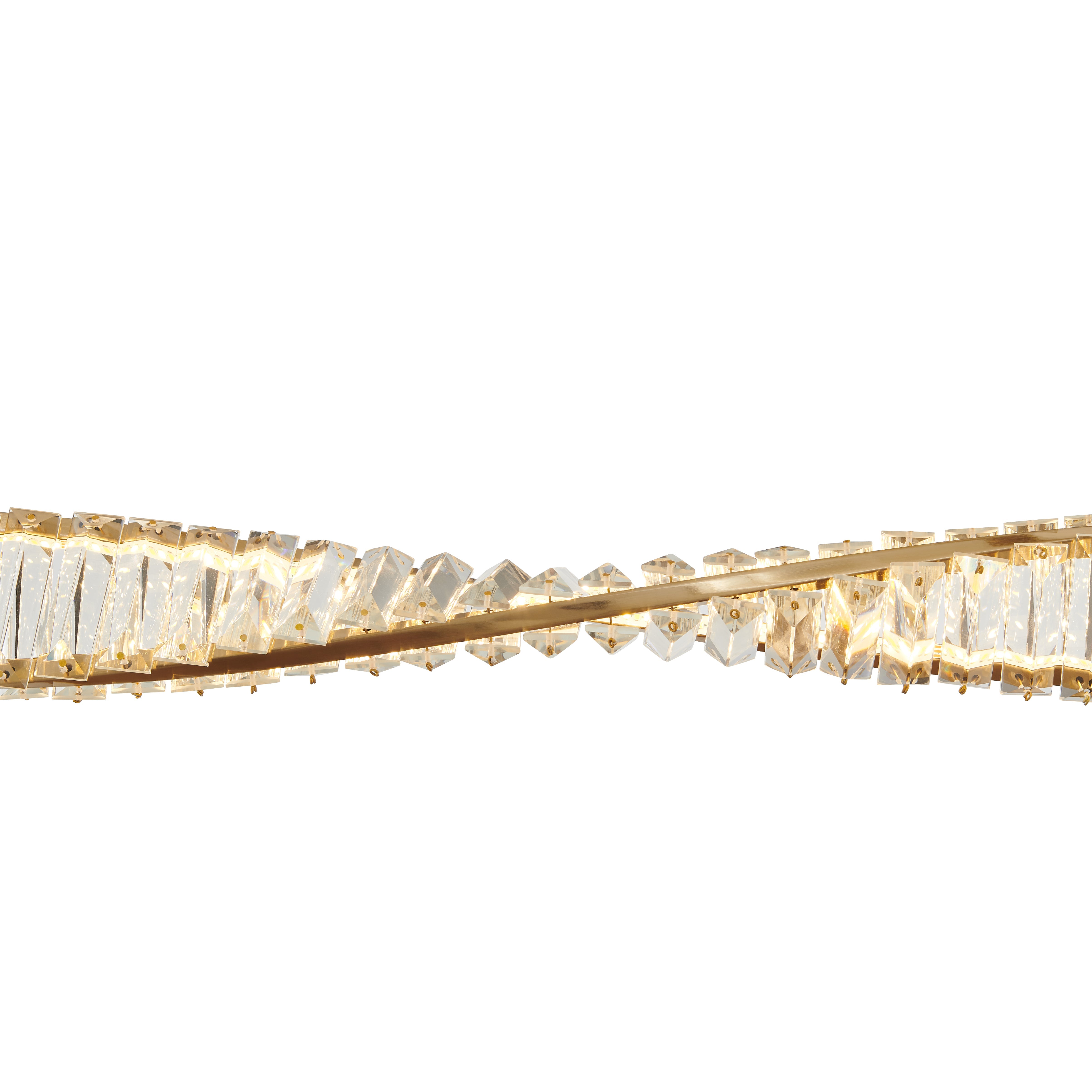 Towson Brushed Ceiling Mount Gold Chandelier