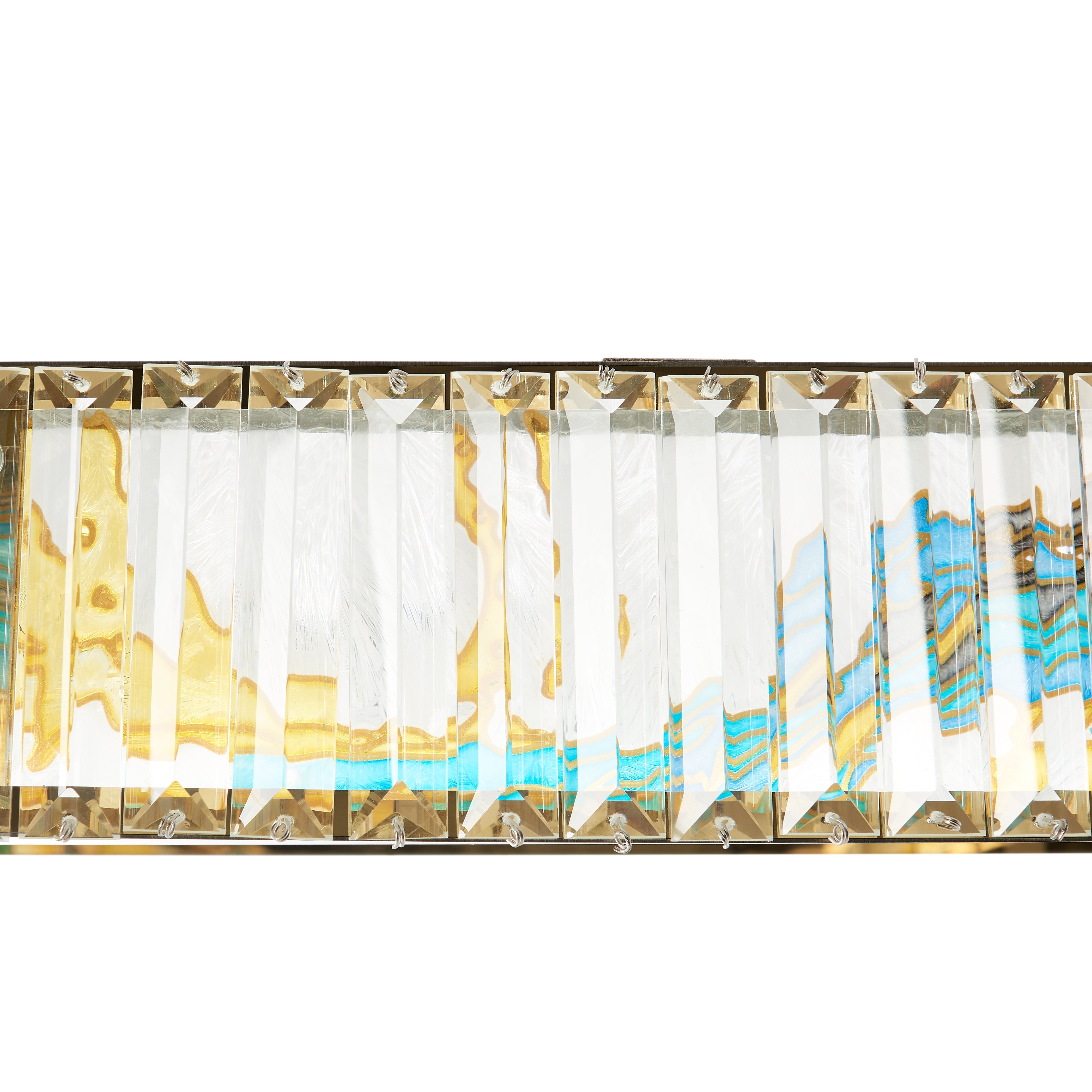 Boeseman's Squoval 1 Tier Colorful Chandelier