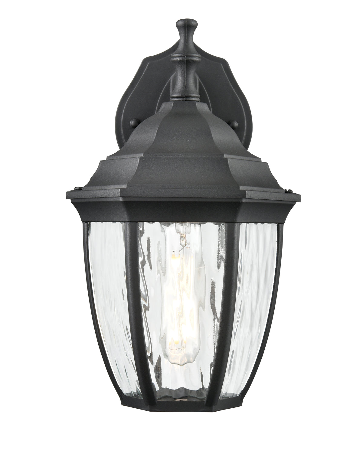 5.66'' Bram Textured Black 1 Light Wall Sconce