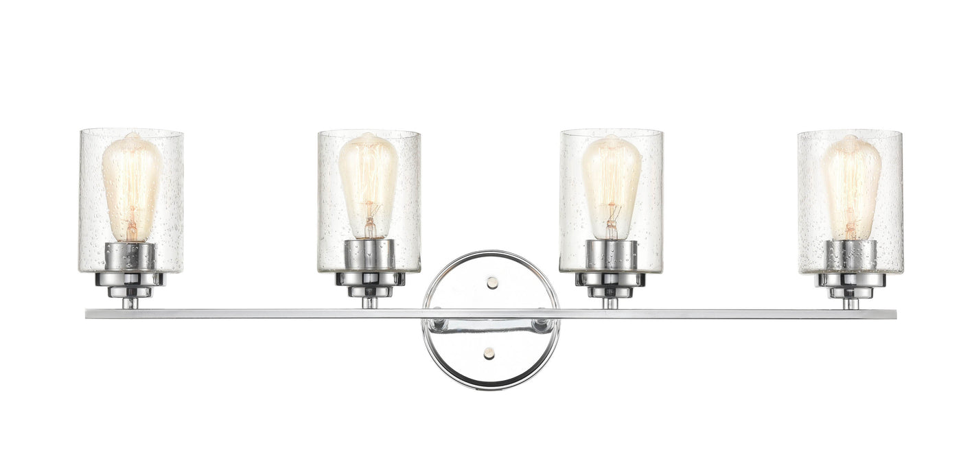 31.13'' Moven Chrome 4 Light Bath Vanity
