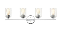 31.13'' Moven Chrome 4 Light Bath Vanity