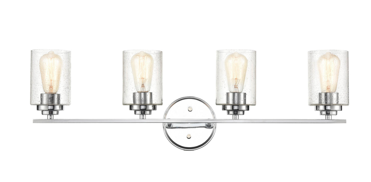 31.13'' Moven Chrome 4 Light Bath Vanity