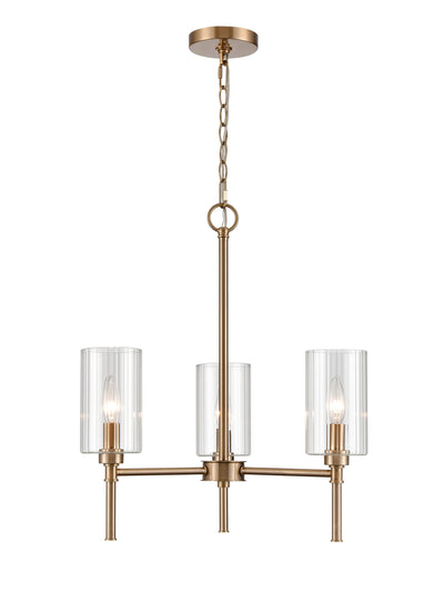 22.25'' Chastine Modern Gold 3 Light Chandelier