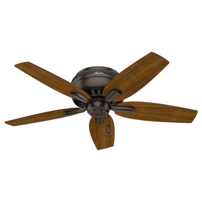 42 inch Newsome Premier Bronze Low Profile Ceiling Fan with LED Light Kit and Pull Chain