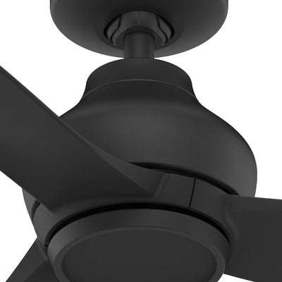 52 inch Mazzini ENERGY STAR® Matte Black Damp Rated Ceiling Fan and Handheld Remote