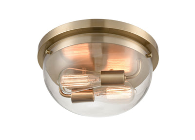 6'' Ashford Modern Gold 2 Light Flush Mount