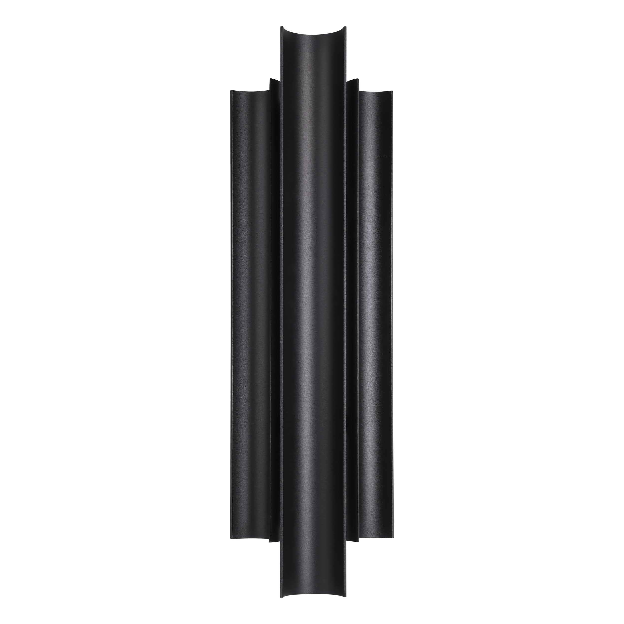 Kestrel 22-inch 3-light Textured Black 5CCT LED Exterior Wall Sconce