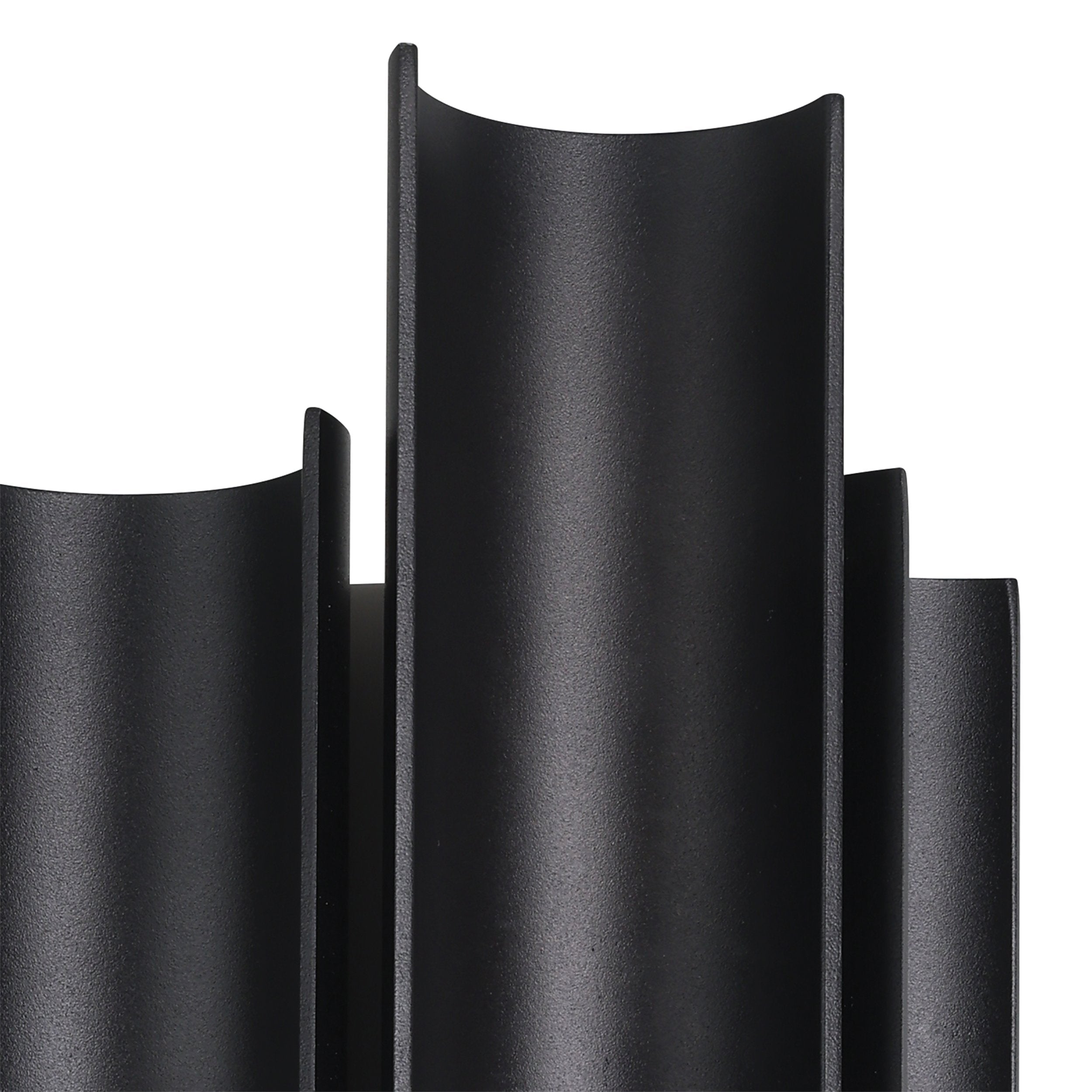 Kestrel 22-inch 3-light Textured Black 5CCT LED Exterior Wall Sconce