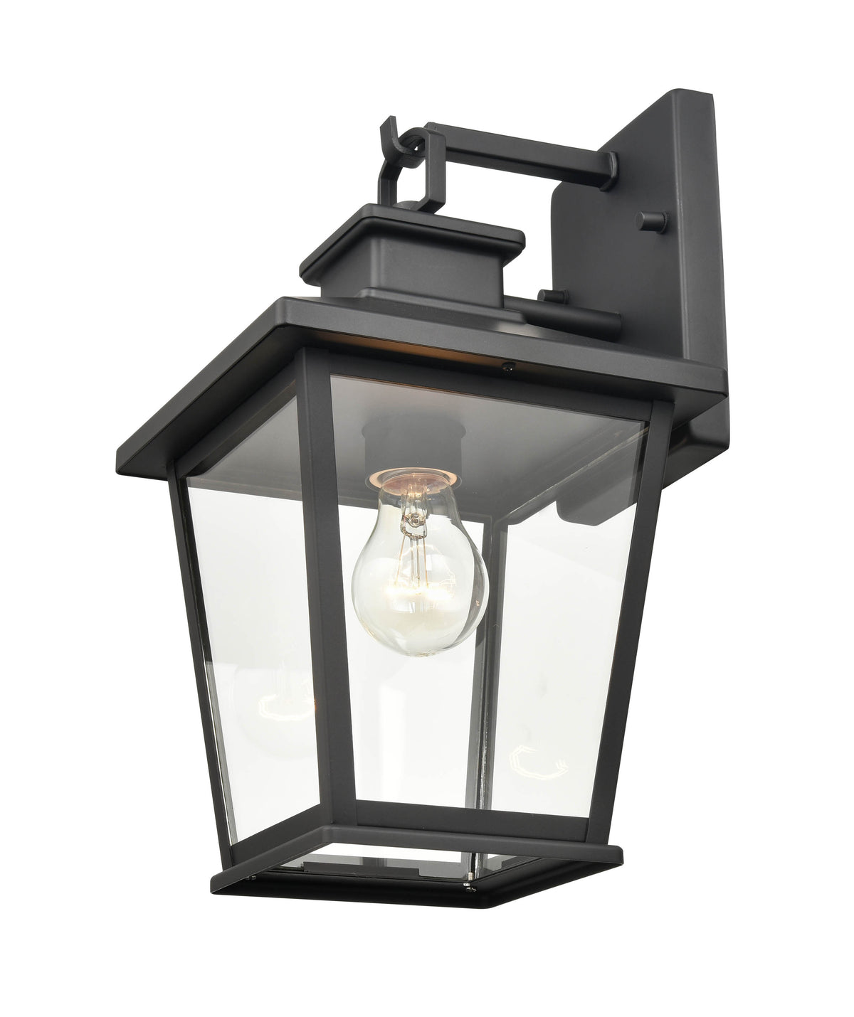 7.5'' Bellmon Powder Coated Black 1 Light Wall Sconce