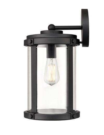 9'' Pennfield Textured Black 1 Light Wall Sconce