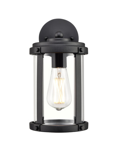 6'' Pennfield Textured Black 1 Light Wall Sconce