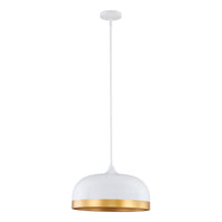 10'' Amarra Matte White 3 Light Pendant