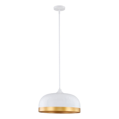 10'' Amarra Matte White 3 Light Pendant