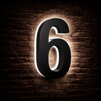 Illuminated Backlit House Numbers – Weather-Resistant LED Address Signs