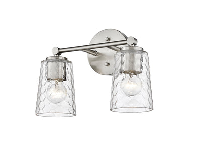 13.5'' Ashli Brushed Nickel 2 Light Bath Vanity