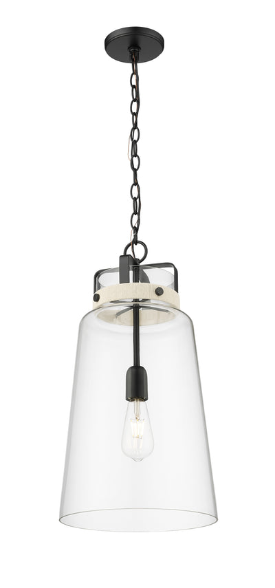 22.25'' Lolla Matte Black 1 Light Pendant