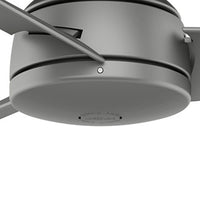 52 inch Trimaran Matte Silver WeatherMax Indoor / Outdoor Ceiling Fan and Wall Control