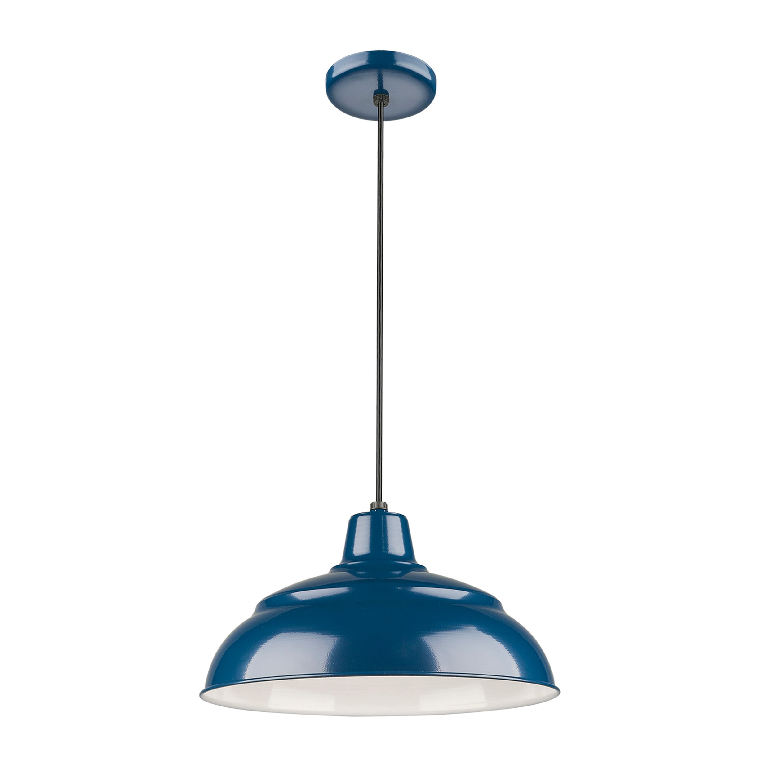 8.25'' R Series Navy Blue 1 Light Pendant