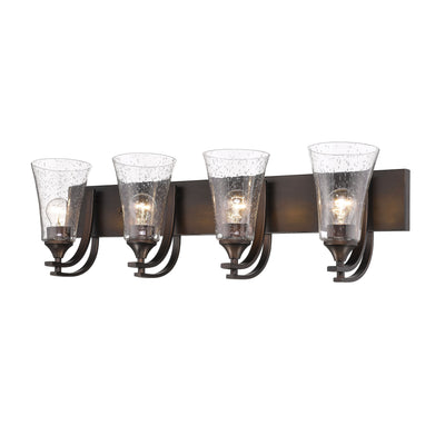 32'' Natalie Rubbed Bronze 4 Light Bath Vanity