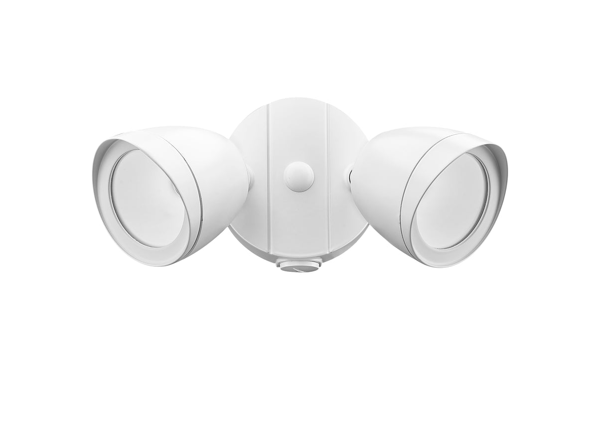 4.3''  Matte White 2 Light Flood Light