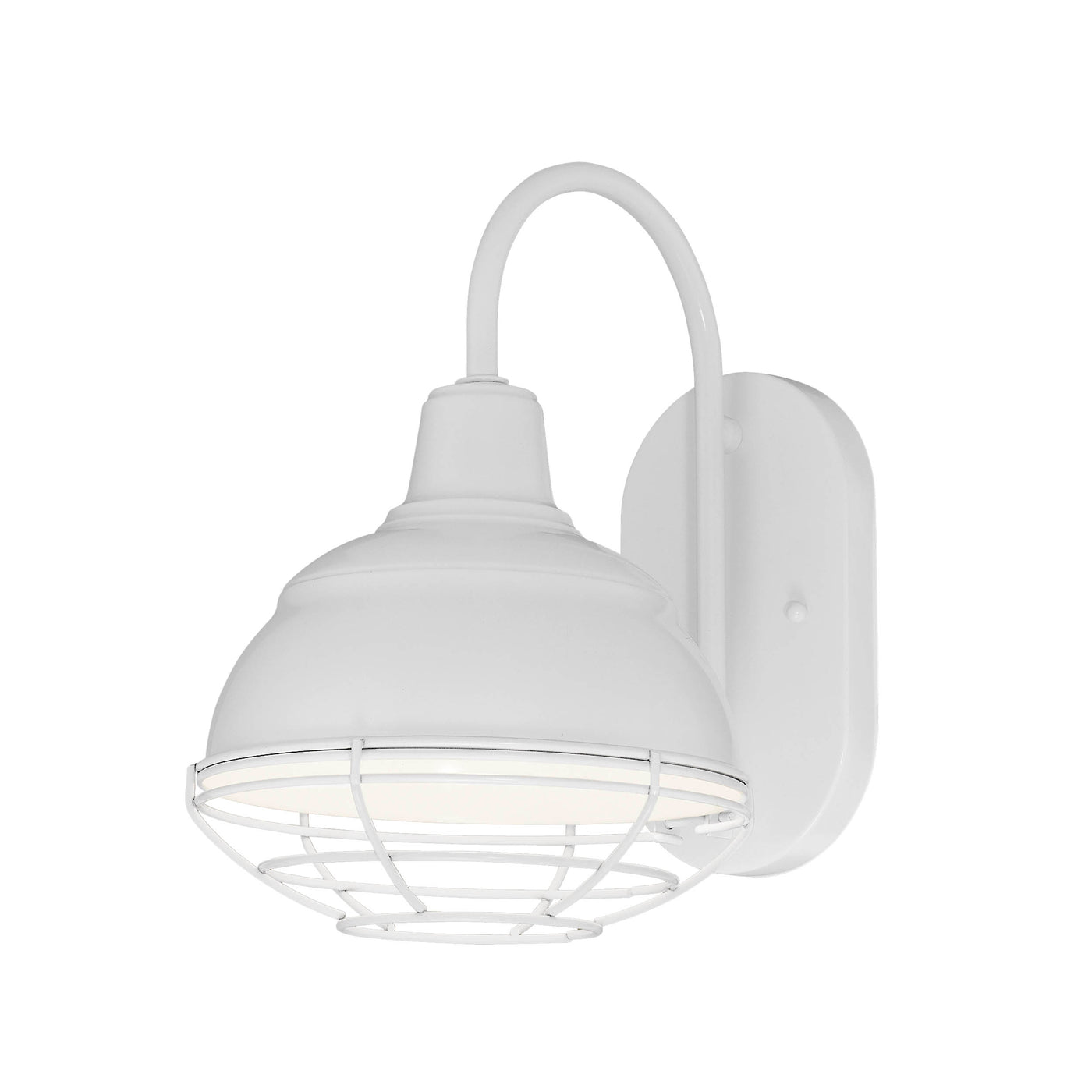 8.5'' R Series White 1 Light Wall Bracket