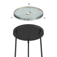 Julep 22-inch 9-light Matte Black Chandelier with Opal Glass Shades