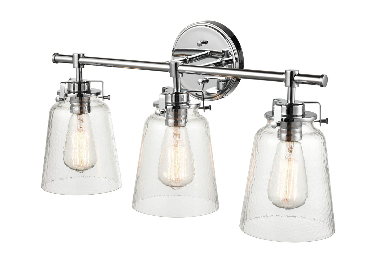23'' Amberose Chrome 3 Light Bath Vanity