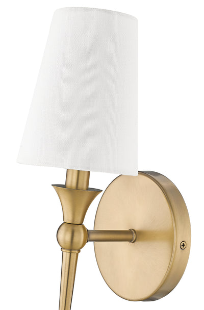 5''  Vintage Brass 1 Light Wall Sconce