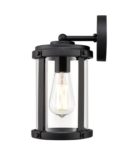 6'' Pennfield Textured Black 1 Light Wall Sconce